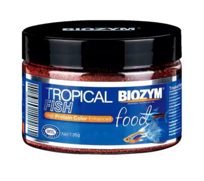 Aquarium Fish Vitamin - Biozym小魚粒子飼料、豊富なタンパク質、体重と色を増やすビタミンが含まれています