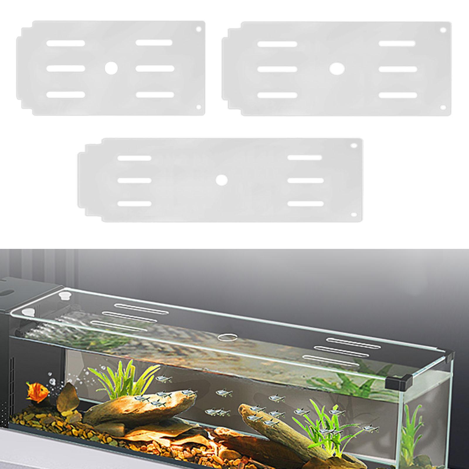 Aquarium Fish Jumping - 給餌穴付きタンク蓋、ジャンプ防止、水族館アクリルキャノピー