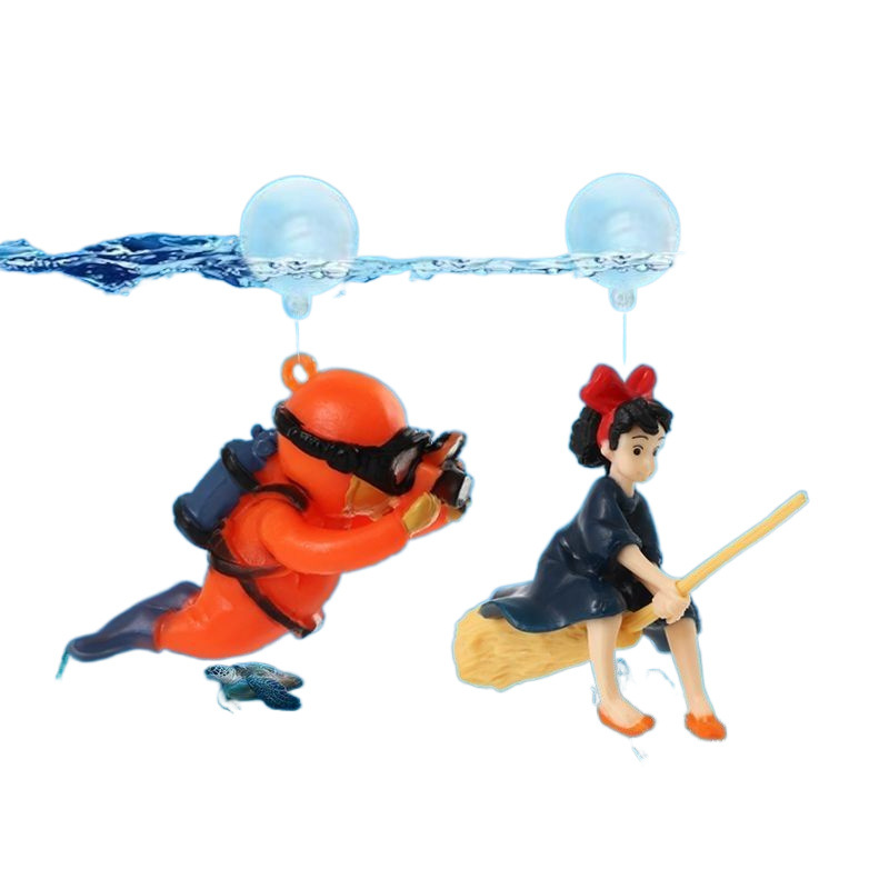 水槽ダイバー装飾品風景装飾水族館ギフト人気のフローティング、 - Aquarium Fish Games のレビューと価格