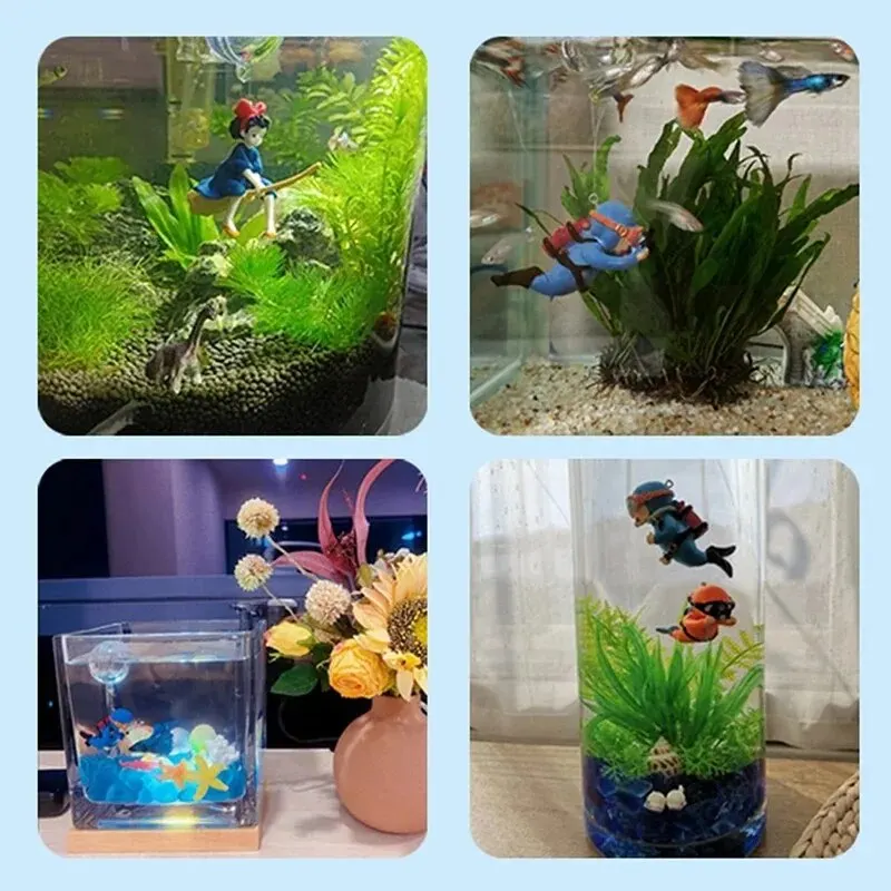 水槽ダイバー装飾品風景装飾水族館ギフト人気のフローティング、 - Aquarium Fish Games のレビューと価格