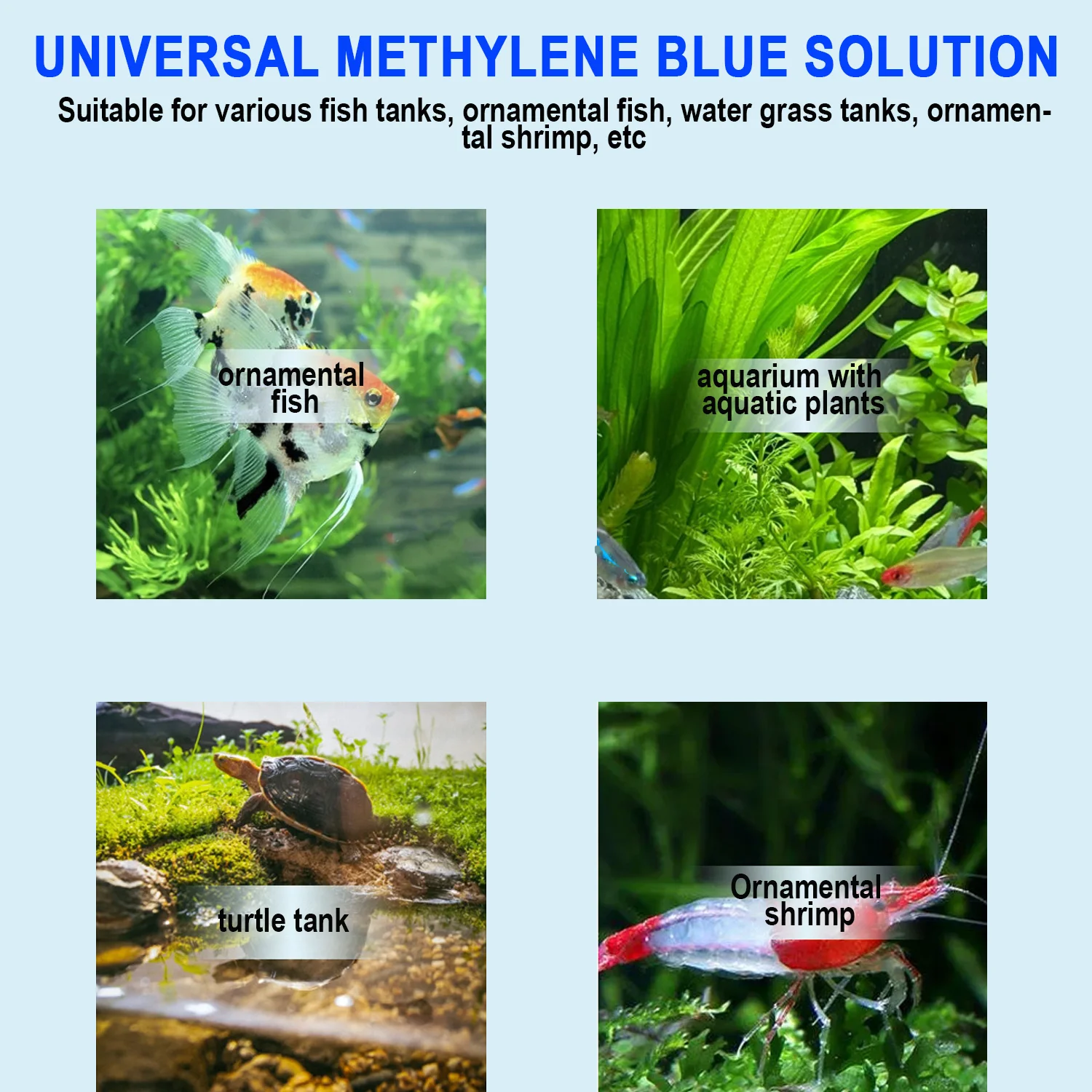 メチレンブルー水族館の魚の治療薬、イッキ菌、フィンロット、速 - Aquarium Fish Medicine のレビューと価格