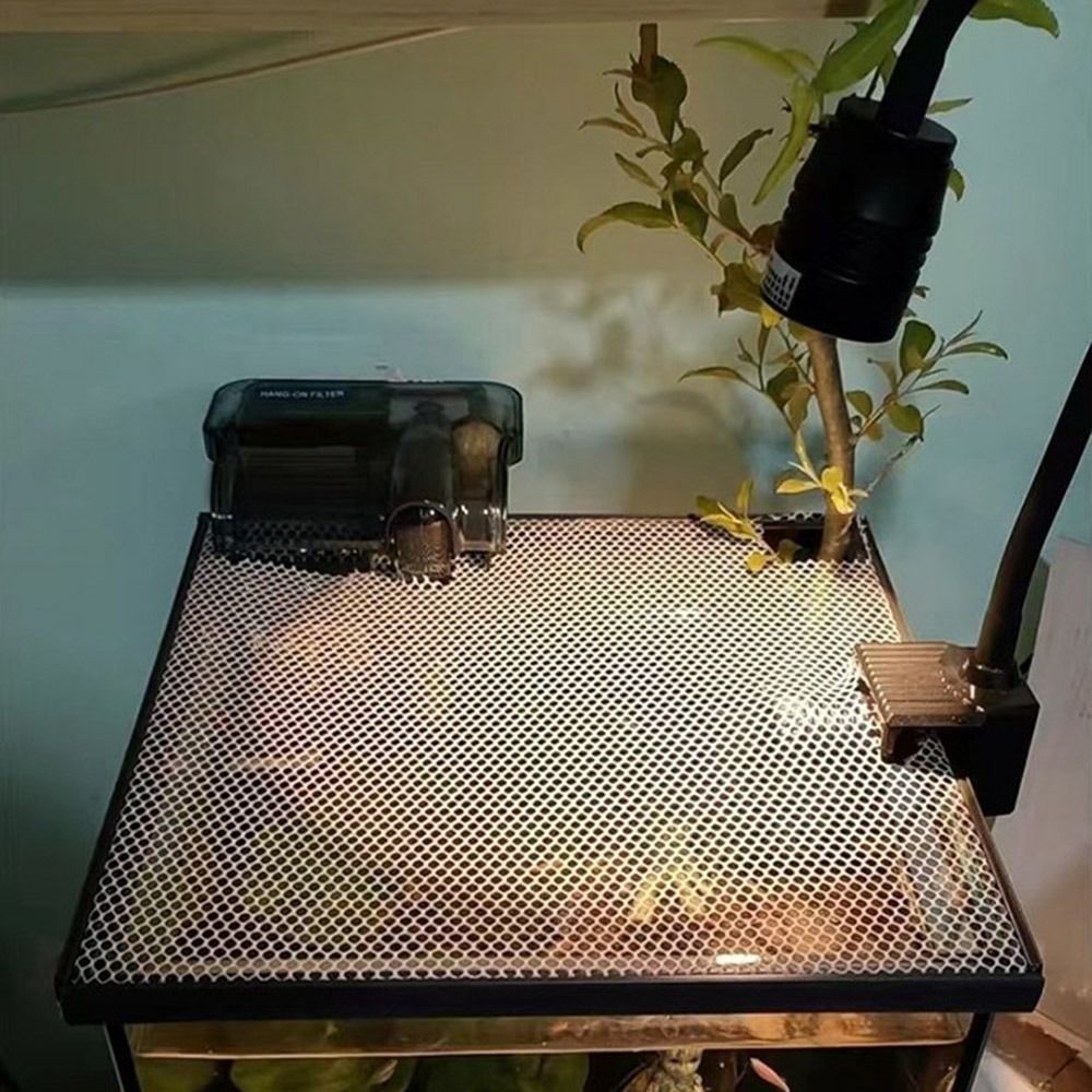 頑丈な磁気式水槽蓋カバー DIY 簡単設置 水槽メッシュ蓋カ - Aquarium Fish Jumping のレビューと価格