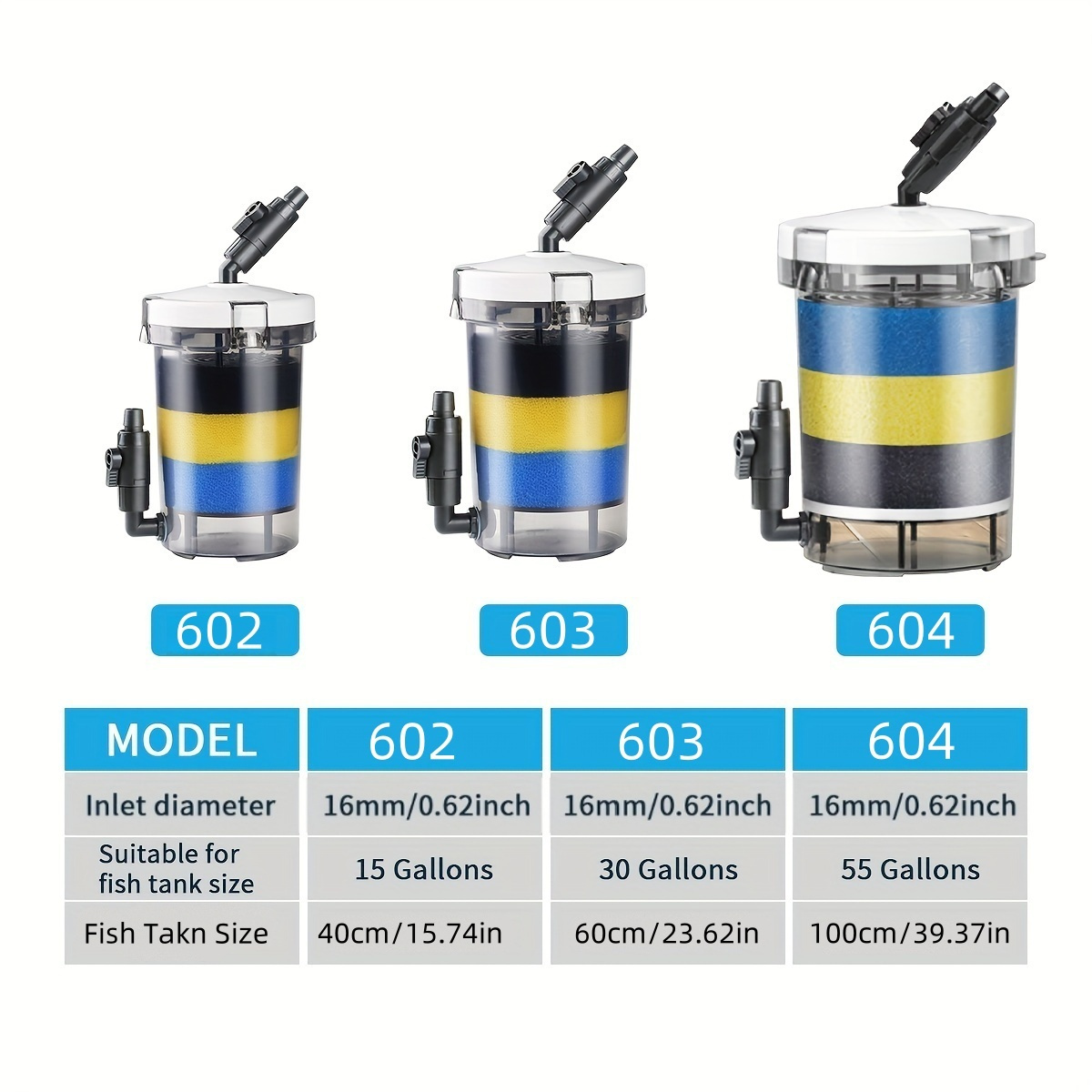 SUNSUN EW-602 EW-603 EW-604 静音 - Aquarium Fish Waste Collector のレビューと価格