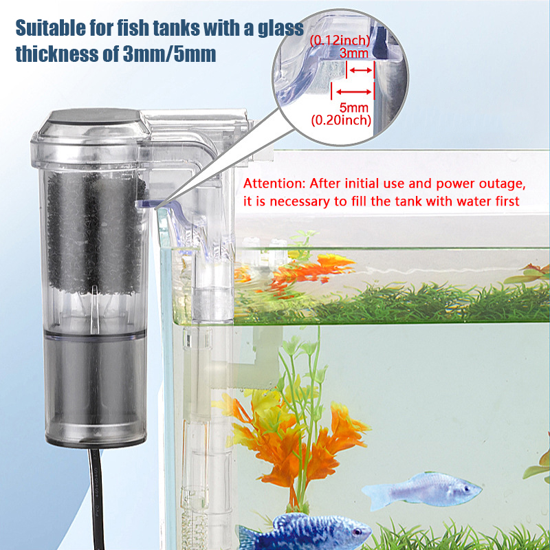 1個入り 新型水槽用サスペンドフィルター、ミニフィルター、U - Aquarium Xl のレビューと価格