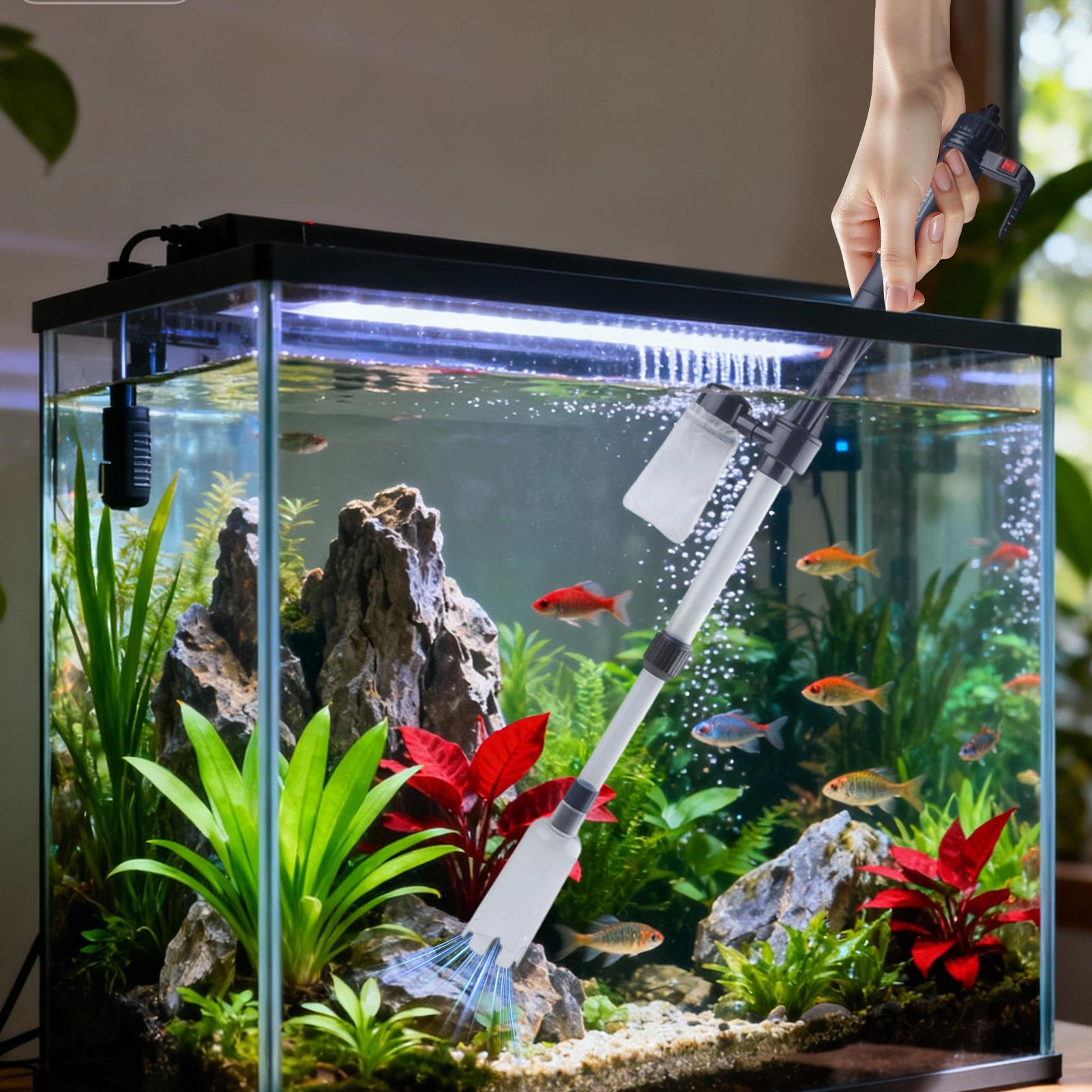 3 in 1水槽用バキューム砂利クリーナー、水換え機能付き水 - Aquarium Fish Waste Collector のレビューと価格