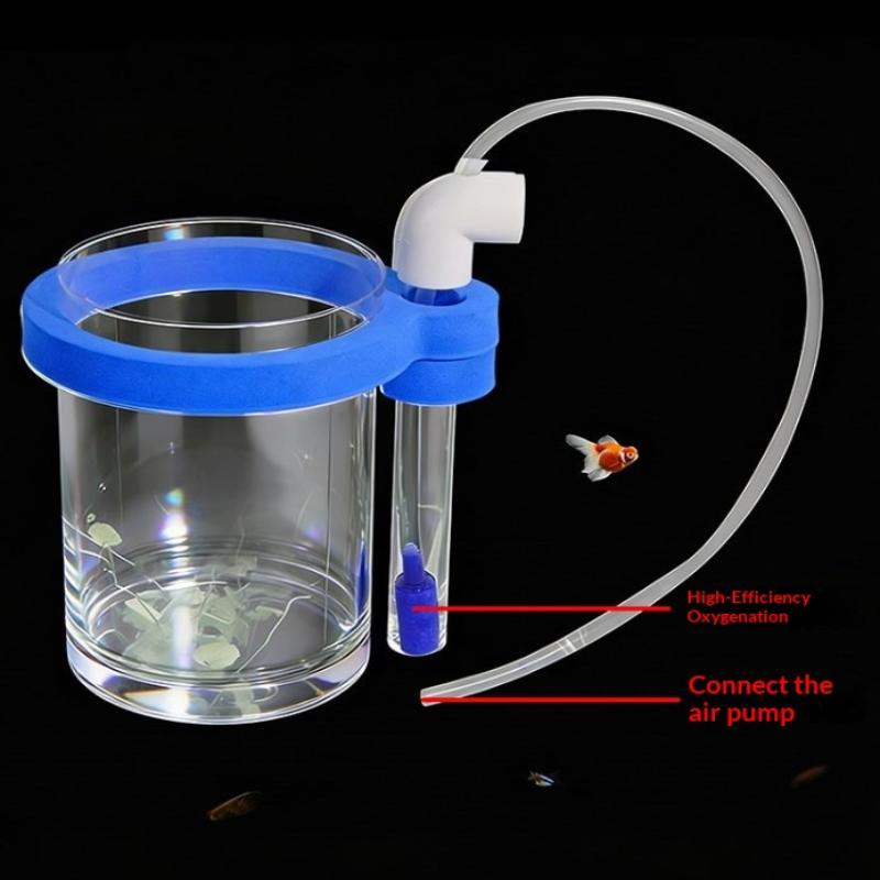 透明アクリル製魚繁殖ボックス、水ポンプ付きフローティング孵化 - Aquarium Fish Waste Collector のレビューと価格