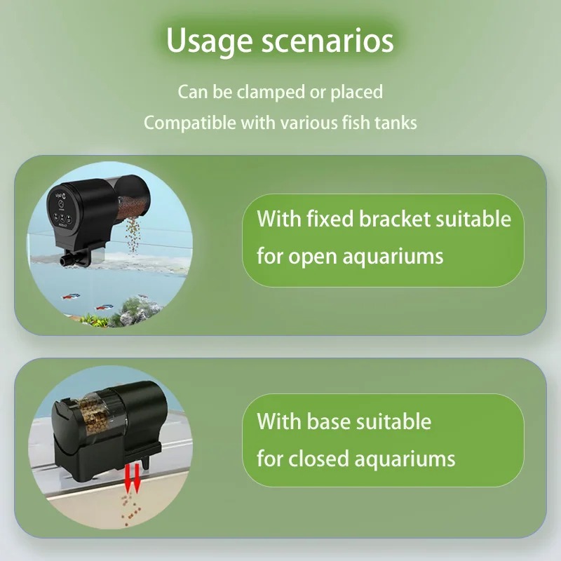 水槽フィーダー インテリジェントな時間指定フィーダー 観賞魚 - Aquarium Fish Feeder Automatic のレビューと価格