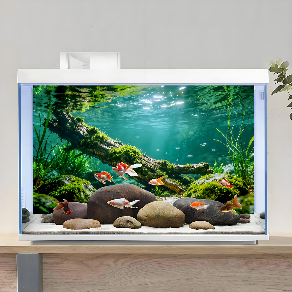 川の底にある枯れ木、水槽ステッカー、風景装飾、水槽造園装飾品 - Aquarium Fish Games のレビューと価格