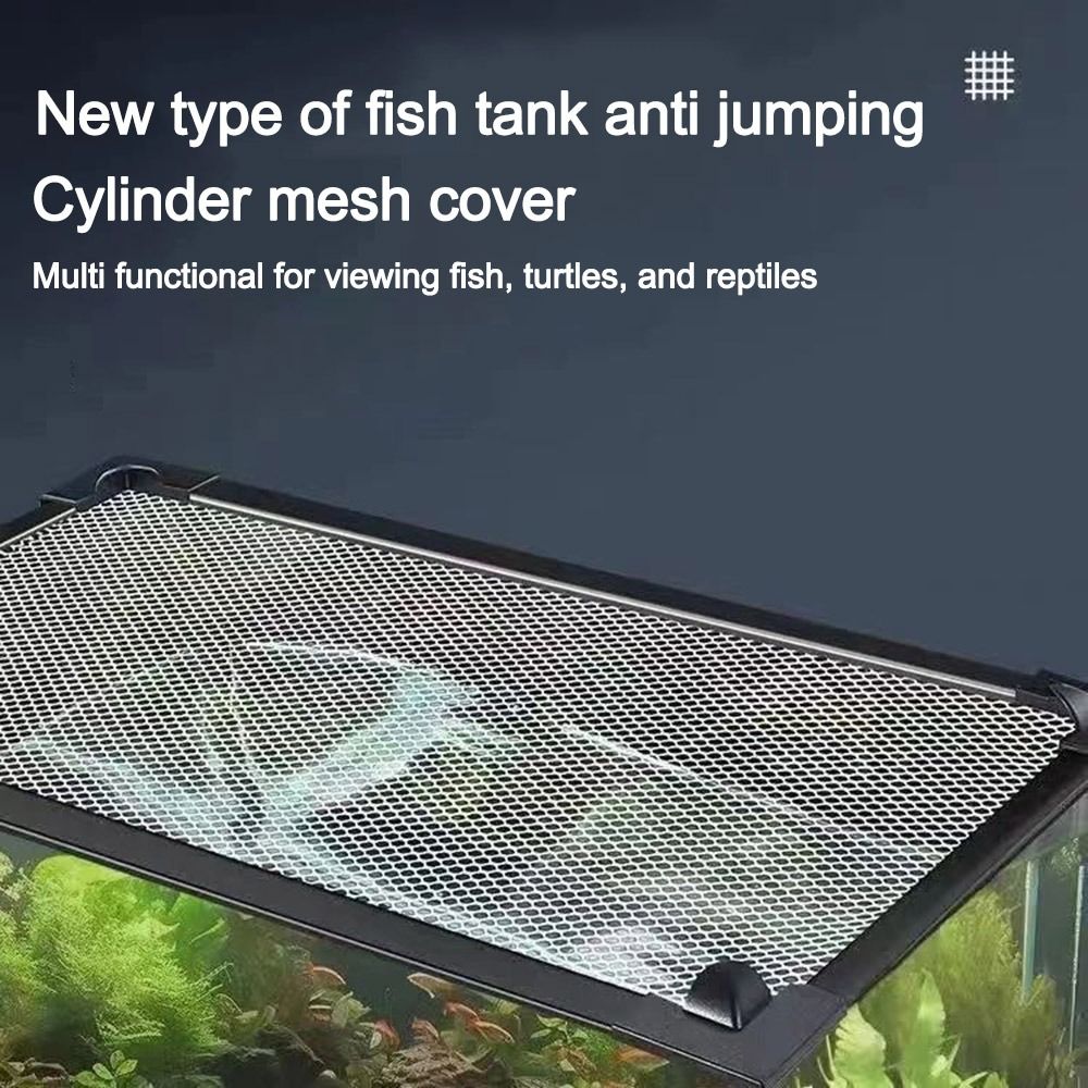 耐久性のある磁気水槽蓋カバー DIY 簡単設置水槽アンチジャ - Aquarium Fish Jumping のレビューと価格