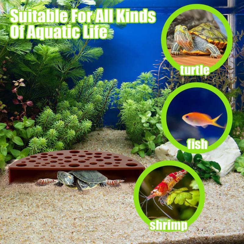 新しい水槽用隠れ洞窟シェルター、小型魚や繁殖休憩用、地下洞窟 - Aquarium Fish Guppy のレビューと価格
