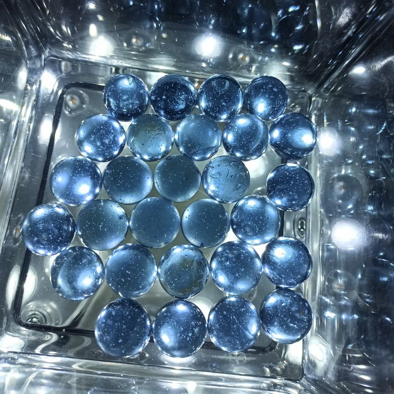 ガラス玉 14/16/17mm カラフルガラスビーズボール  - Aquarium Fish Guppy のレビューと価格
