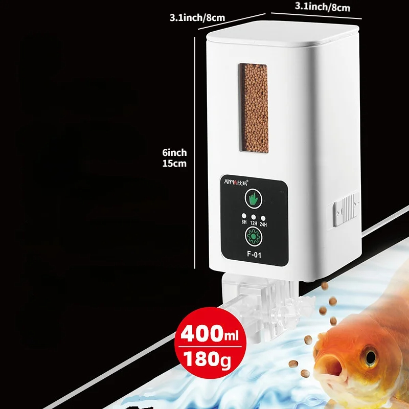 大容量自動魚、水族館、インテリジェントタイミング、タートル、 - Aquarium Fish Feeder Automatic のレビューと価格